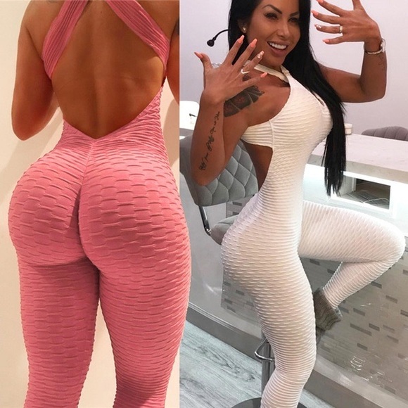 Last1! - Yoga Unitard Jumpsuits Workout Jumper … - Picture 7 of 16